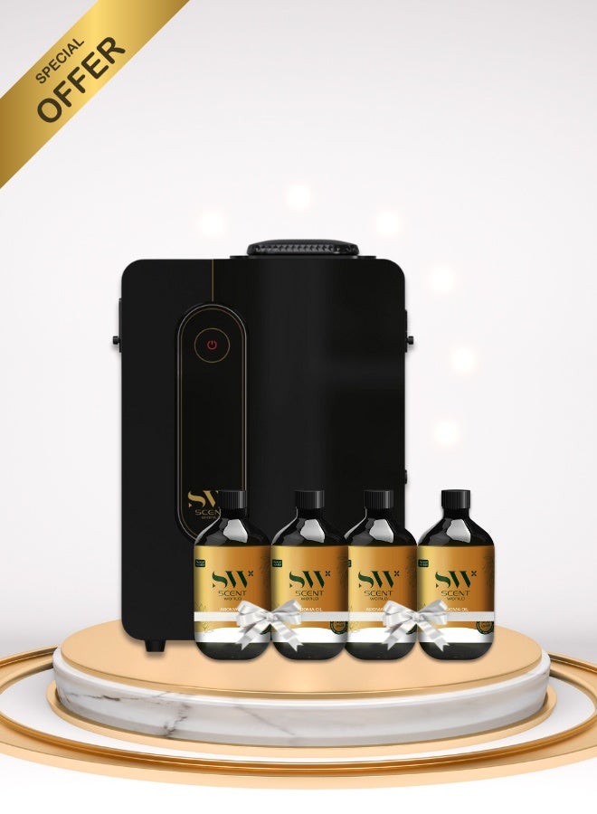Scent World ScentWorld S300 Bundle with 4×500ML Premium Fragrance Oils - Image 1